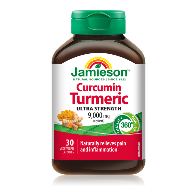 Jamieson    JMS Curcumin Turmeric 9000mg 30's    30Vegetable Capsules
