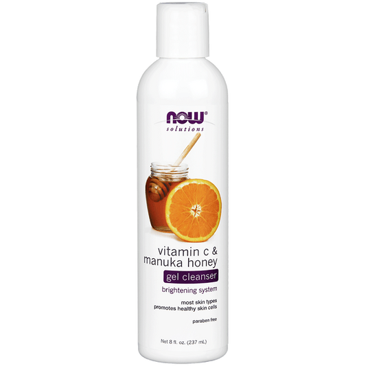 NOW    Vitamin C & Manuka Honey Cleanser 237mL