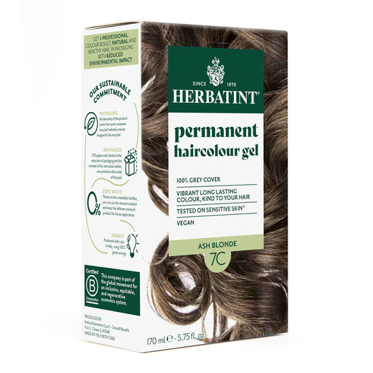 Permanent haircolour gel 7C Ash Blonde, 170 ml
