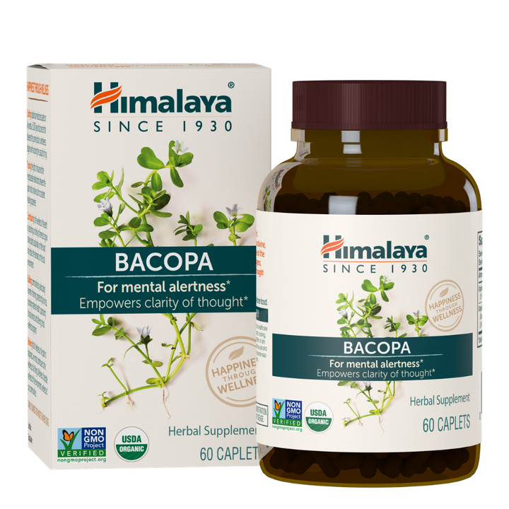 Himalaya Wellness    Himalaya Herbs Bacopa (Bilingual)    Container Size: 60 Count    Each