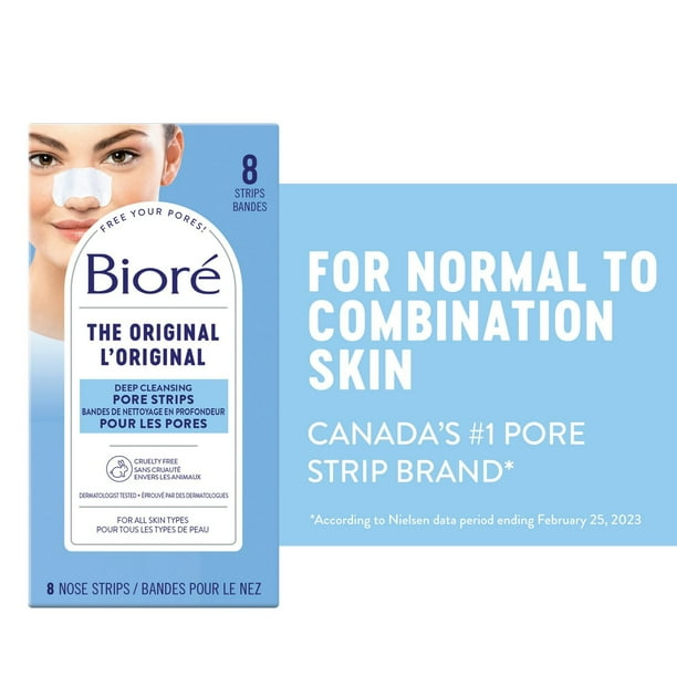 BIORE STRIP DEEP PORE CLEANSING PORE NOSE 8