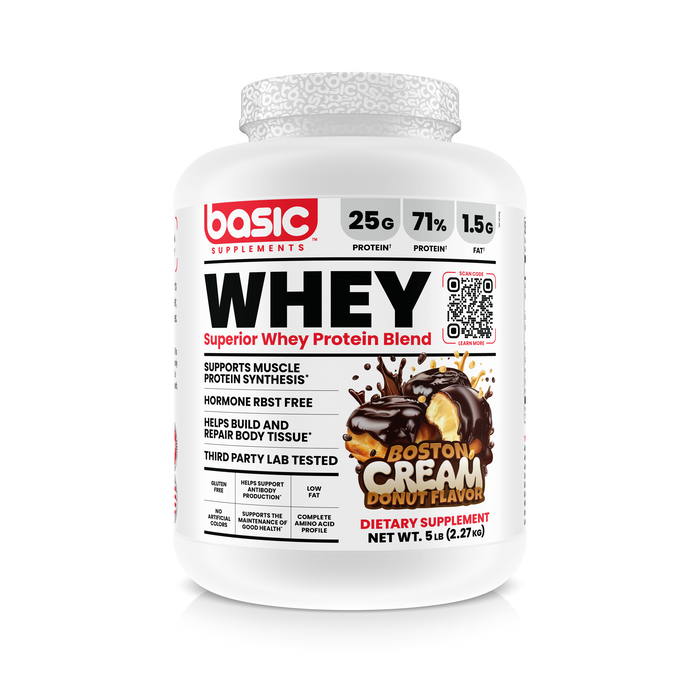 Basic Supplements - Basic Whey Boston Cream 5 lbs