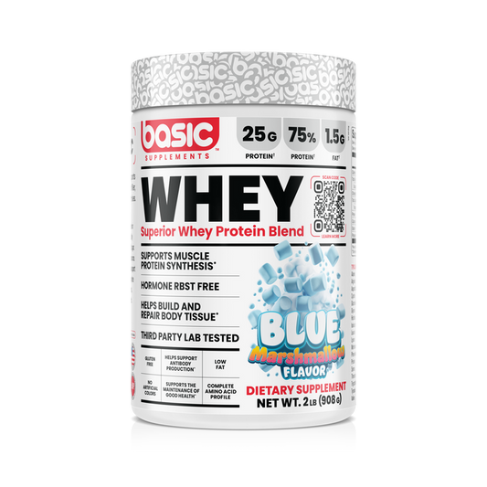 Basic Supplements - Basic Whey Blue Marshmallow 5 lbs