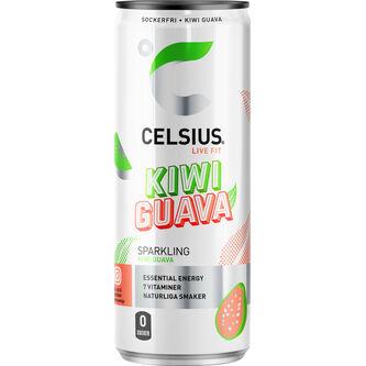 CELSIUS   CELSIUS ENERGY SPARKLING RTD   355ml -12/case   KIWI GUAVA