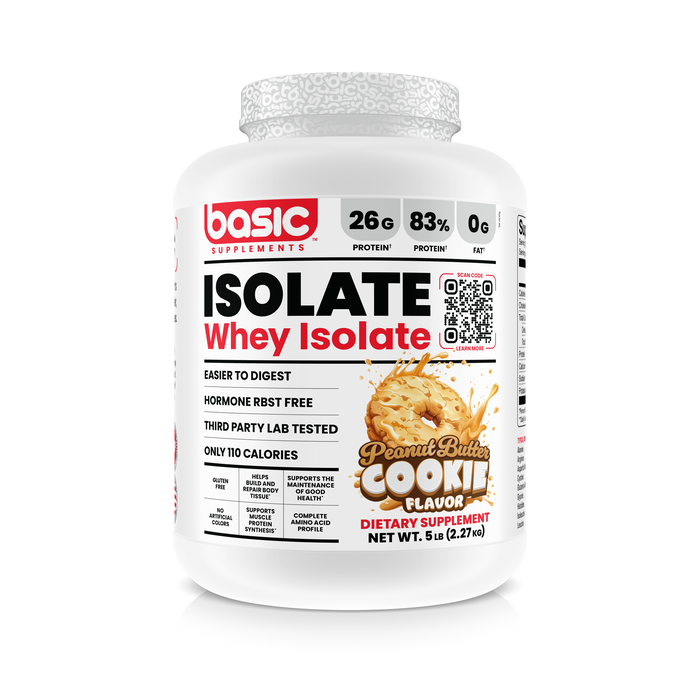 Basic Supplements - Basic Isolate Peanut Butter Cookie 5 lbs