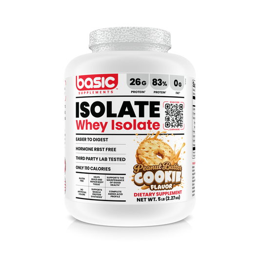 Basic Supplements - Basic Isolate Peanut Butter Cookie 5 lbs
