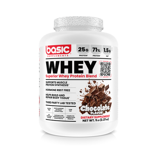 Basic Supplements - Basic Whey Chocolate 5 lbs