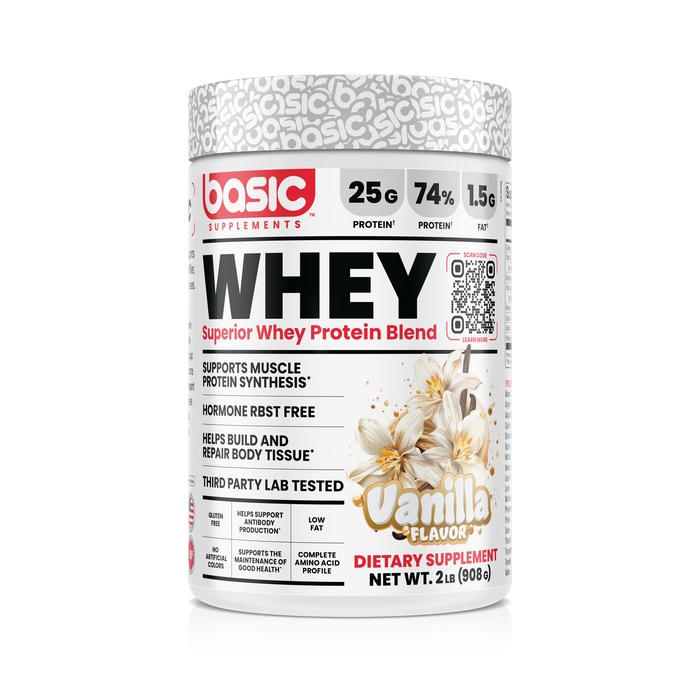 Basic Supplements - Basic Whey Vanilla 2 lbs
