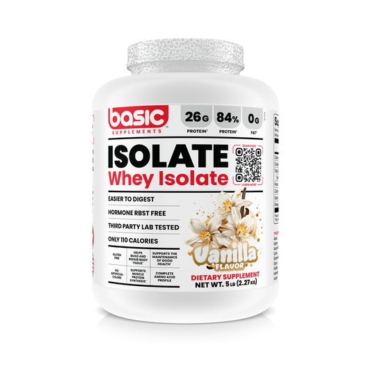 Basic Supplements - Basic Isolate Vanilla 5 lbs