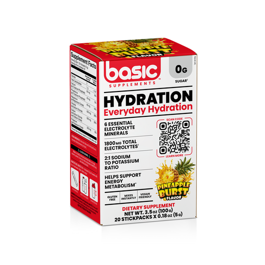 Basic Supplements -  Hydration Pineapple Burst 20x5g