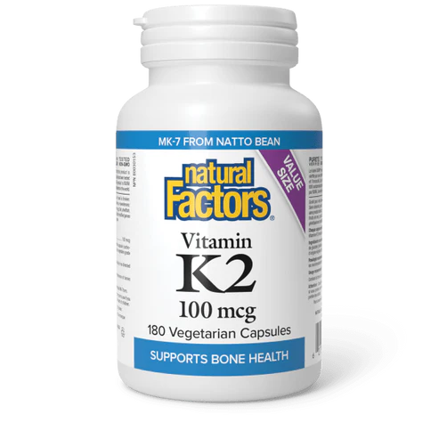 Natural Factors   Vitamin K2 100 mcg   180 vcapsvcaps