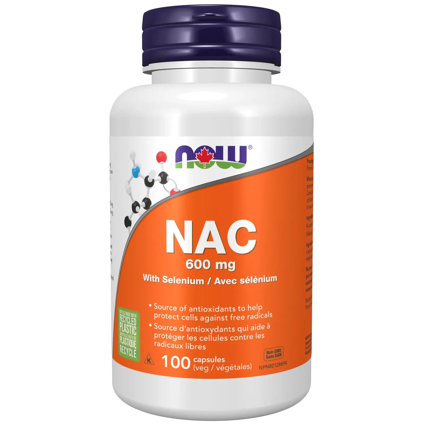 NOW    NAC-Acetyl Cysteine 600mg 100vcap
