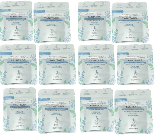 TANIT    Mouthwash 12pk, Frsh Mint, 62 tab pch