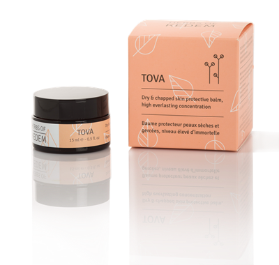 HERBS OF KEDEM   TOVA dry & chapped skin balm, 15ml