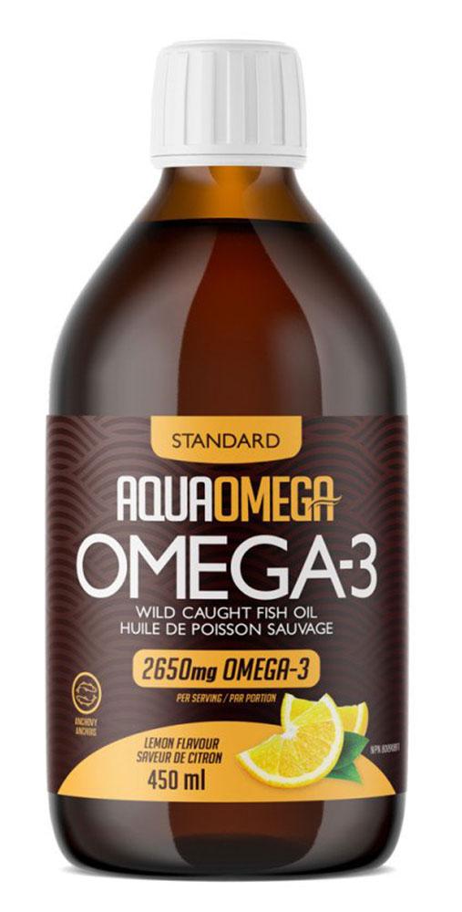 AQUAOMEGA    EPA Fish Oil Omega3    AQUAOMEGA    EPA Fish Oil Omega3    3X EPA Lemon 450mL