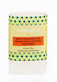 Substance Mom & Baby   Baby's Own Chest Rub 10g