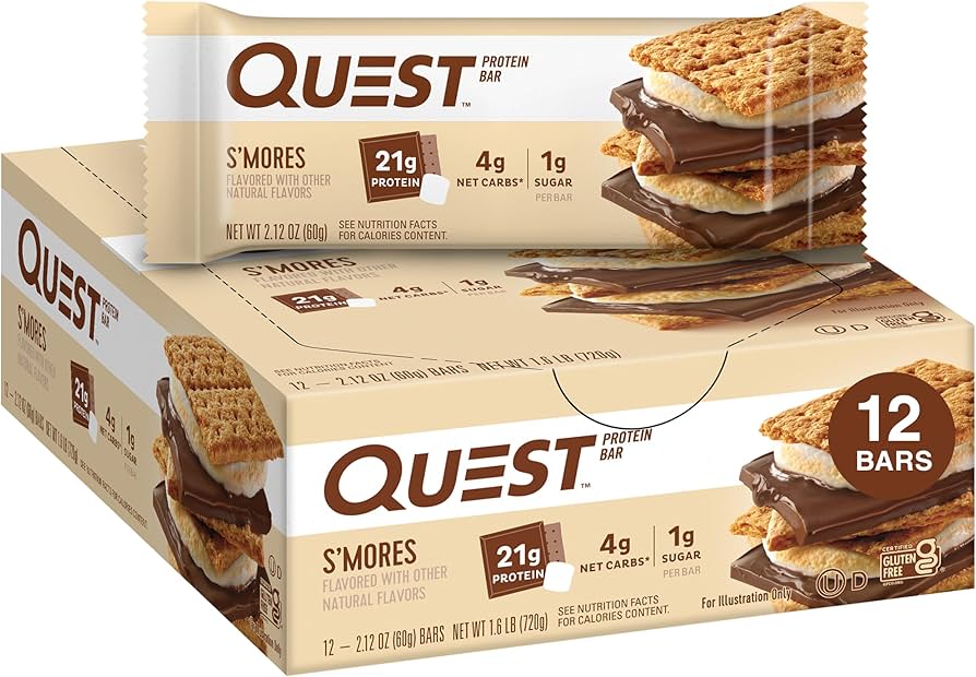 Quest   Quest Bar, S'Mores, 12/box