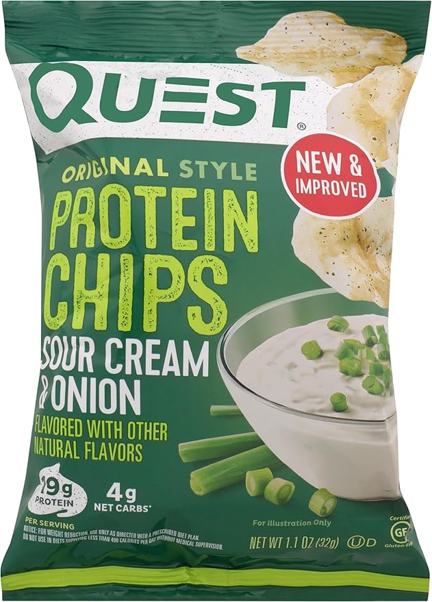 Quest   Quest Chips, Sour Cream & Onion 8/box