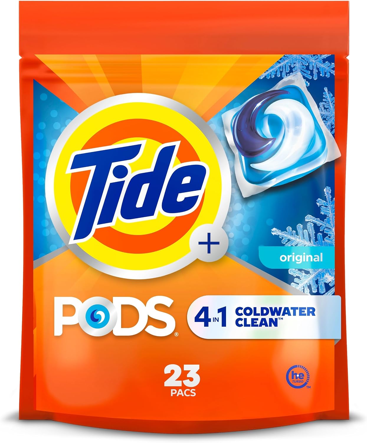 TIDE PODS COLD WATER CAPS 23 pack of 4