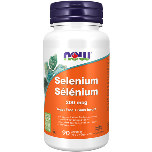 NOW    Selenium 200mcg (yeastfree) 90vcap