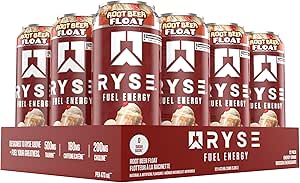 Ryse Fuel Bilingual | Root Beer Float | 473 mL | Pack of 12