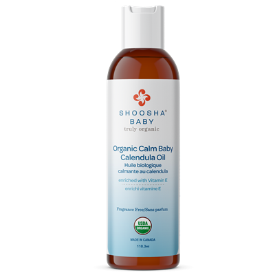 SHOOSHA   Calm Baby Calendula Oil - Fragrance Free