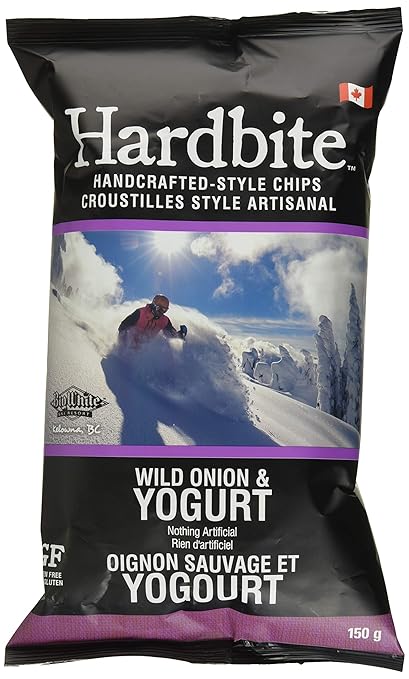 HARDBITE - Wild Onion & Yogurt   Potato Chips    150g