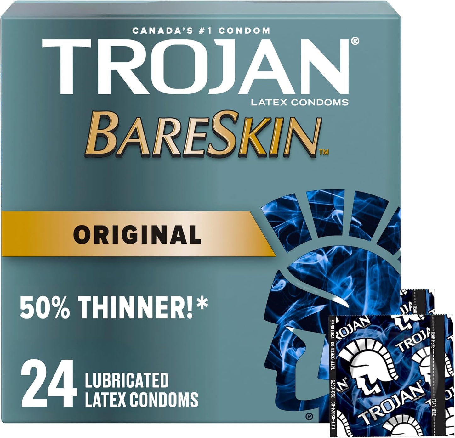 TROJAN BARESKIN CONDOMS 24