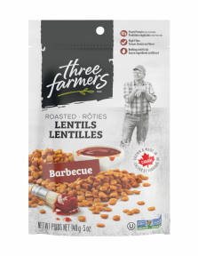 Three Farmers Foods Inc.   Lentils   Bbq Lentils140G