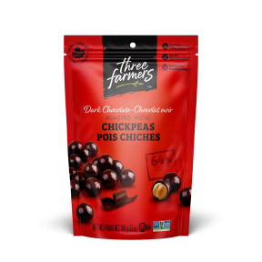 Three Farmers   Dark Chocolate Chickpeas 100g