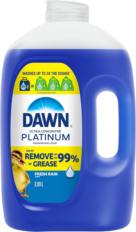 DAWN PLATINUM REFILL FRESH RAIN 2.01L pack of 6