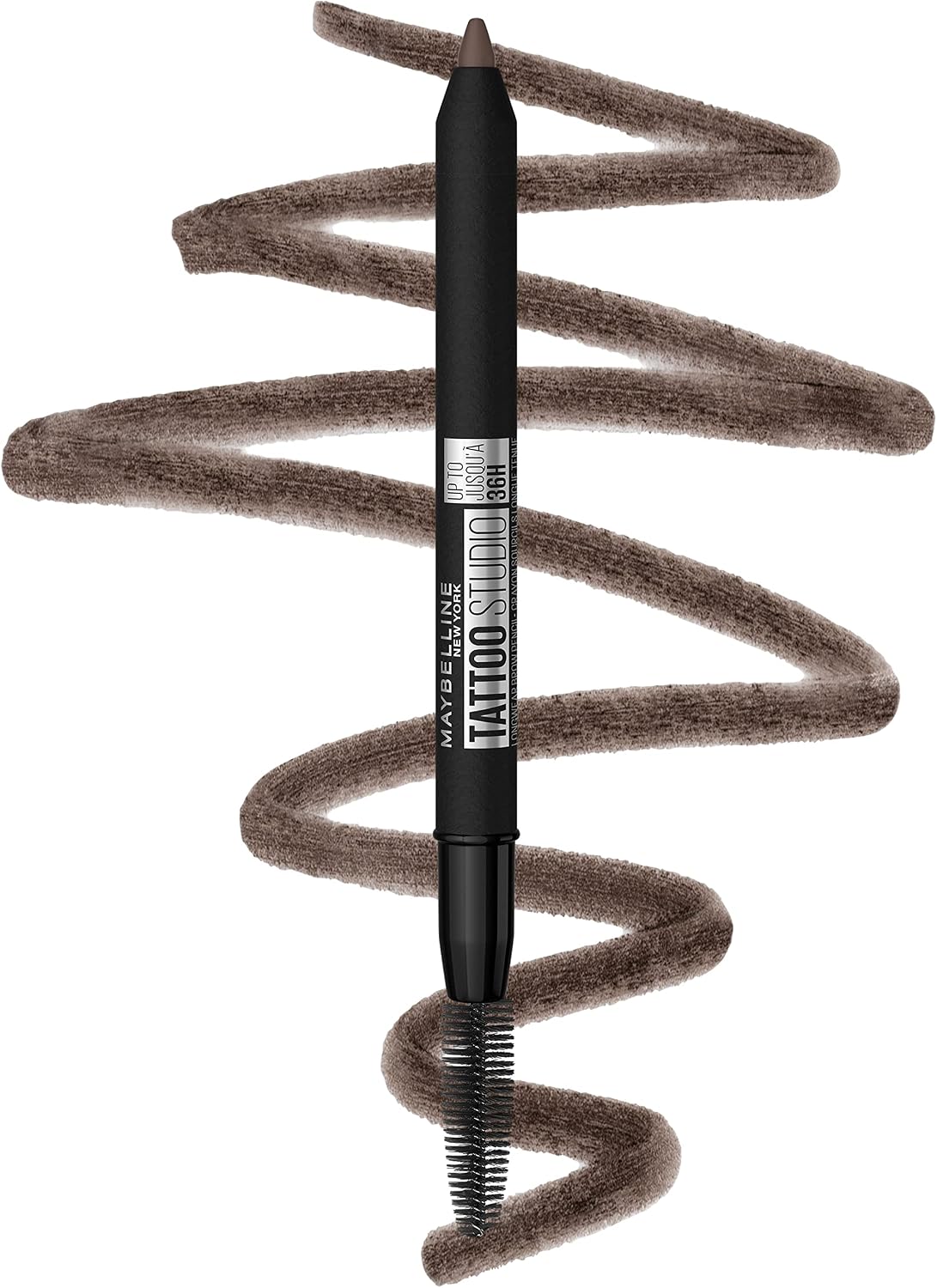 MAYBELLINE TATTOO STUDIO BROW PENCIL DEEP BROWN pack of 2