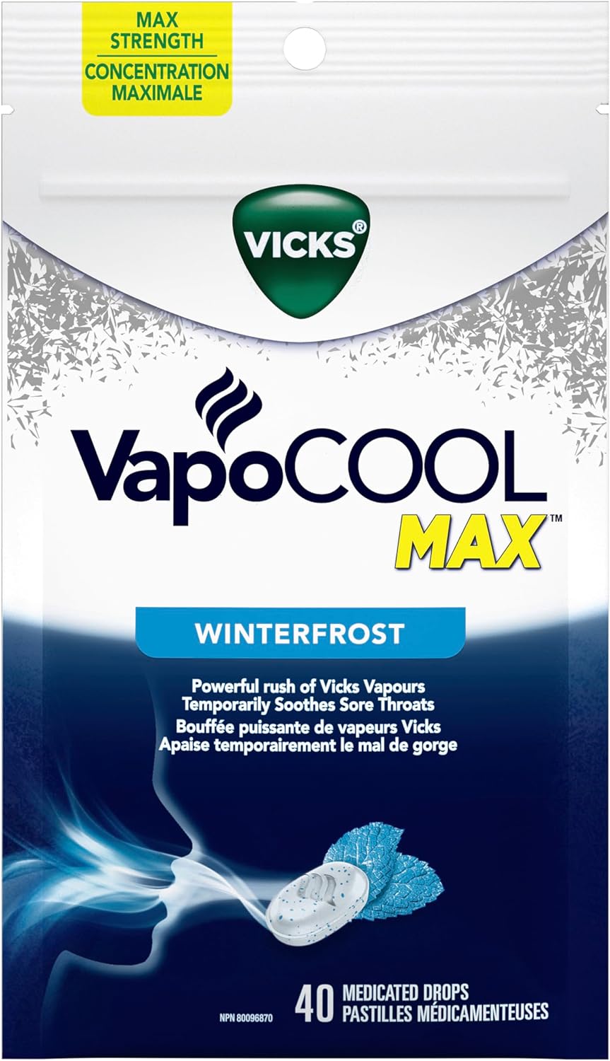 VICKS VAPOCOOL DROPS WINTERFROST 40