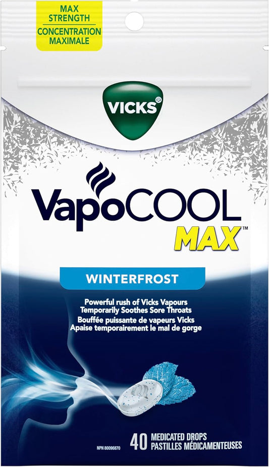 VICKS VAPOCOOL DROPS WINTERFROST 40
