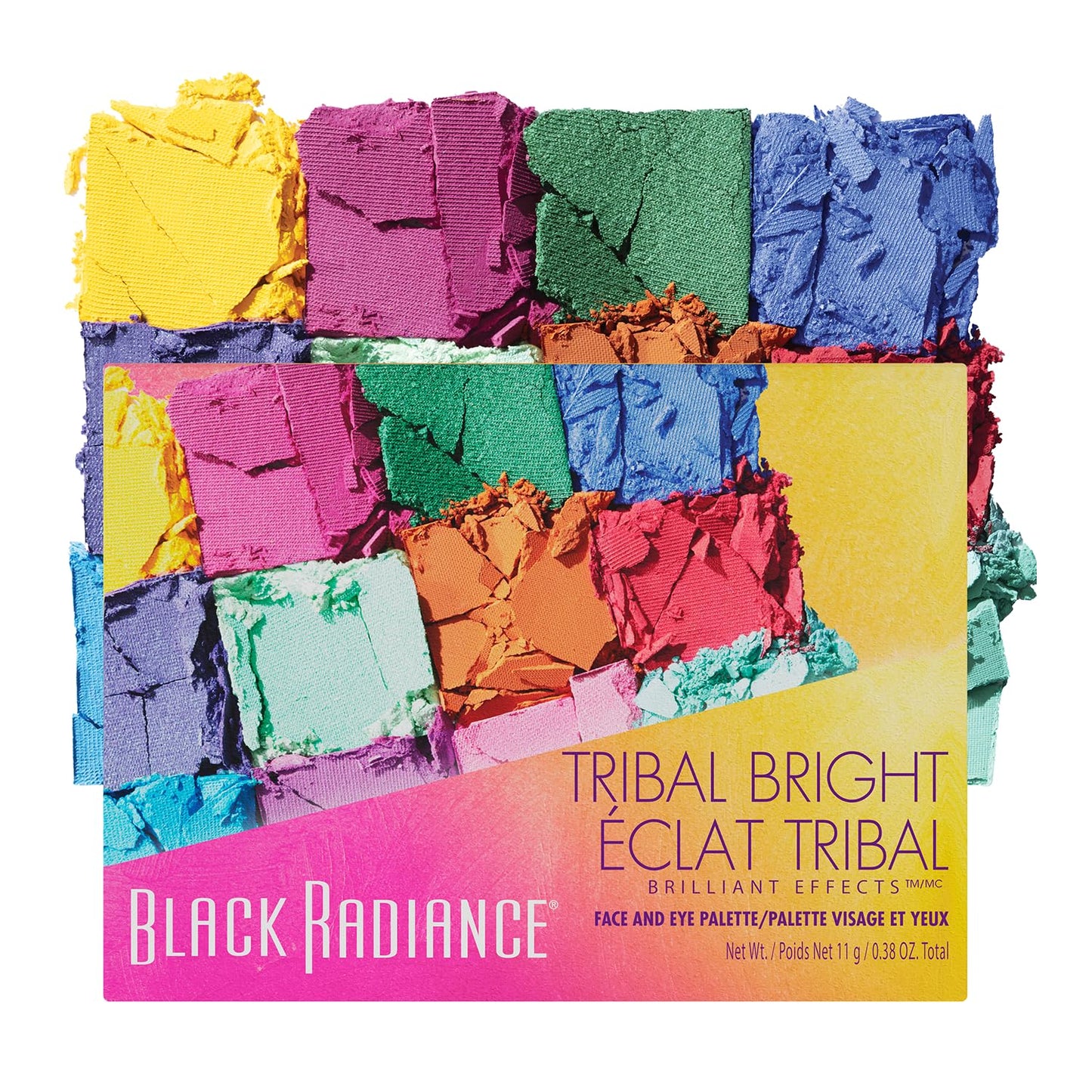 BLACK RADIANCE E/SHAD BRILL EFFECT TRIBAL BRIGHT pack of 2