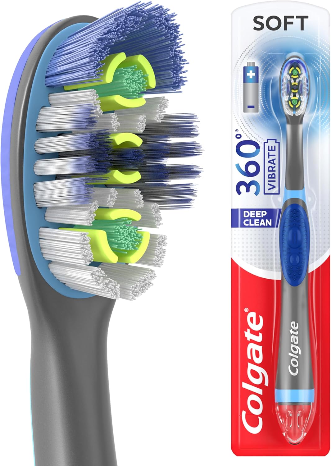 COLGATE TOOTHBRUSH 360 MANUAL SONIC POWER PLUS