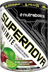 NUTRABOLICS   SUPERNOVA INFINITE   20srv   BLACK CHERRY LIME