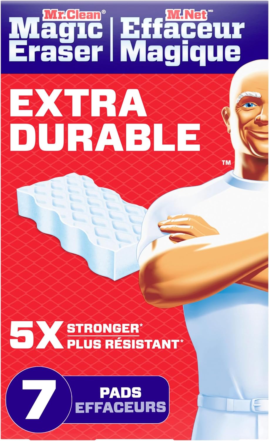MR CLEAN MAGIC ERASER EXTRA DURABLE 7 pack of 4