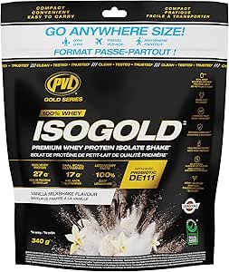 PVL    ISOGOLD    NEW! Vanilla Milkshake    340 g