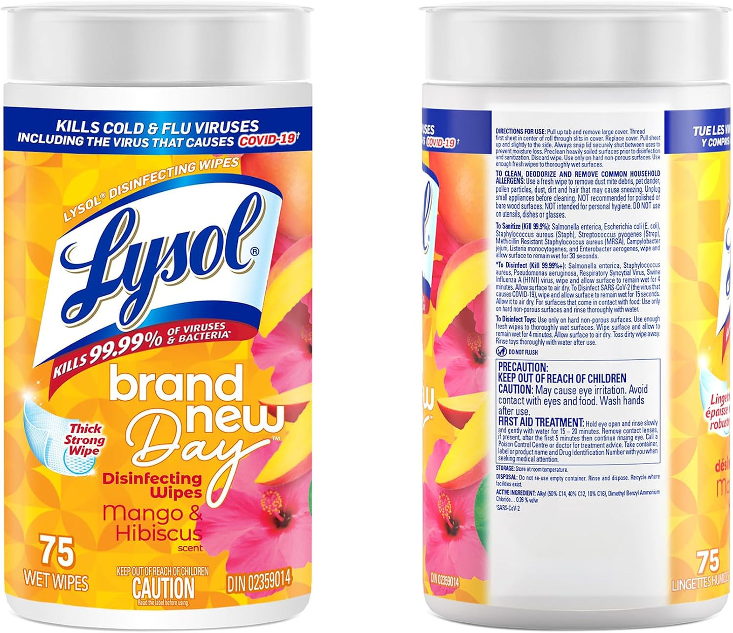 LYSOL DISINFECTING WIPE SUN KISSED LINEN 75 WIPE