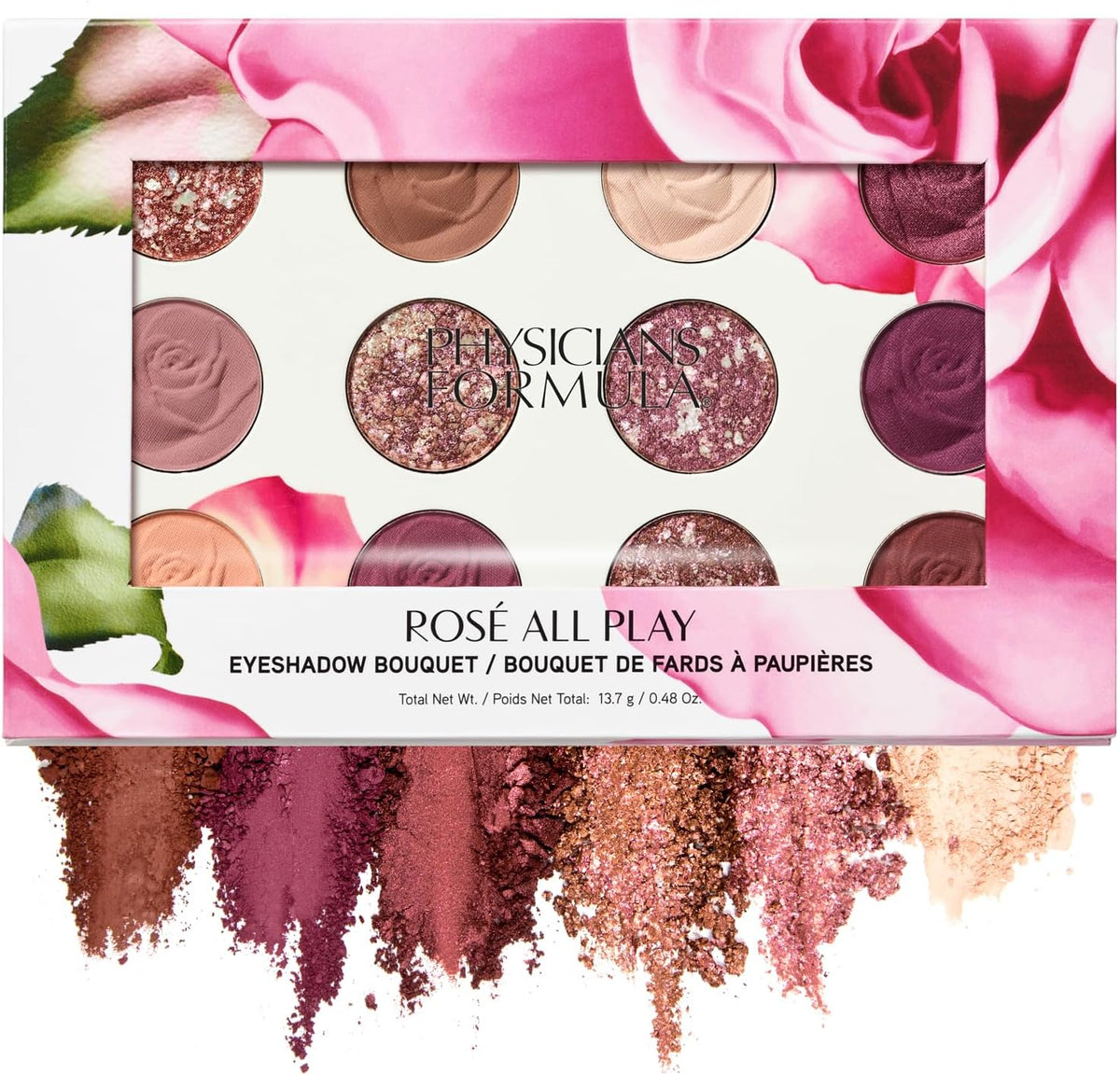 PF ROSE-ALL-DAY ROSE ALL PLAY EYE SHADOW BOUQUET pack of 2