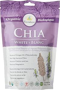 Ecoideas_Organic White Chia Seeds_454g