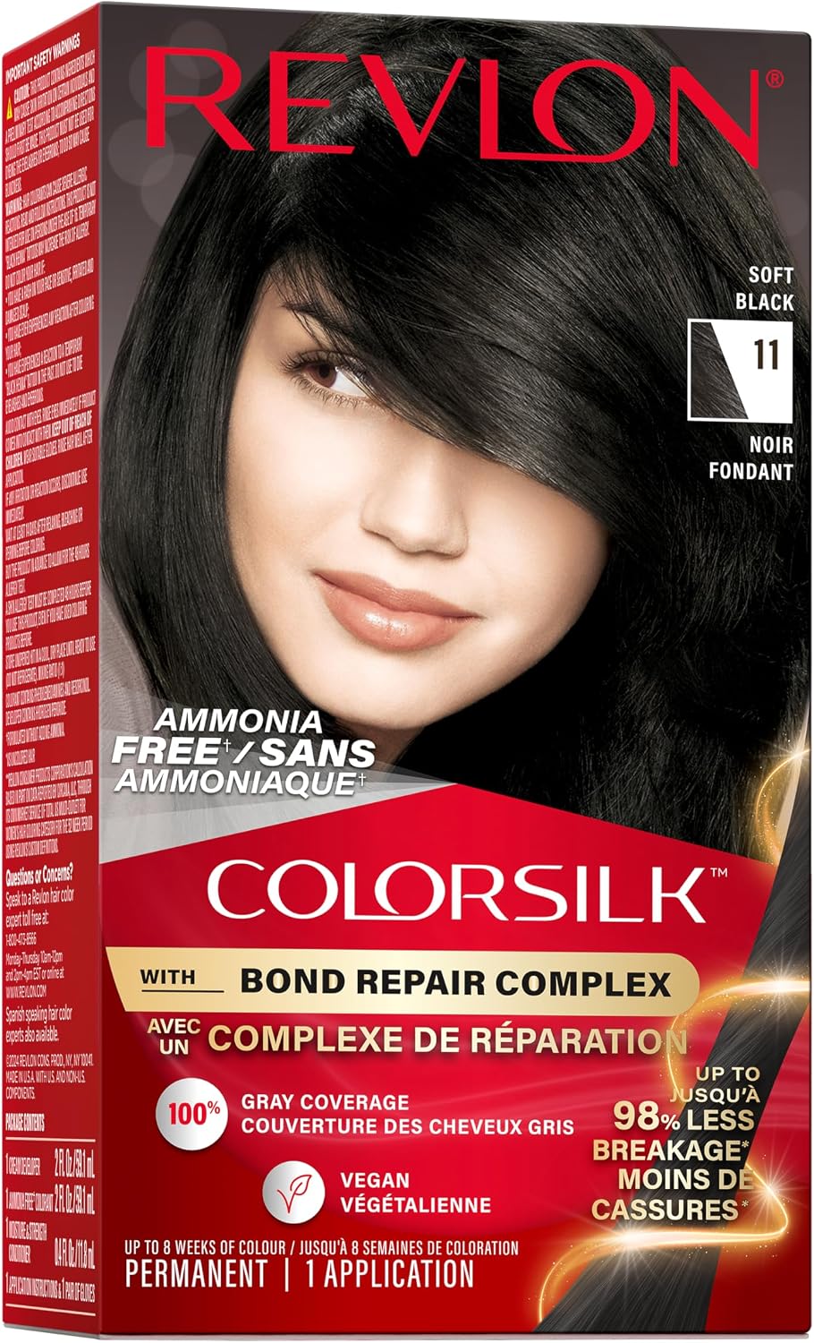 REVLON COLORSILK BOND REPAIR SOFT BLACK