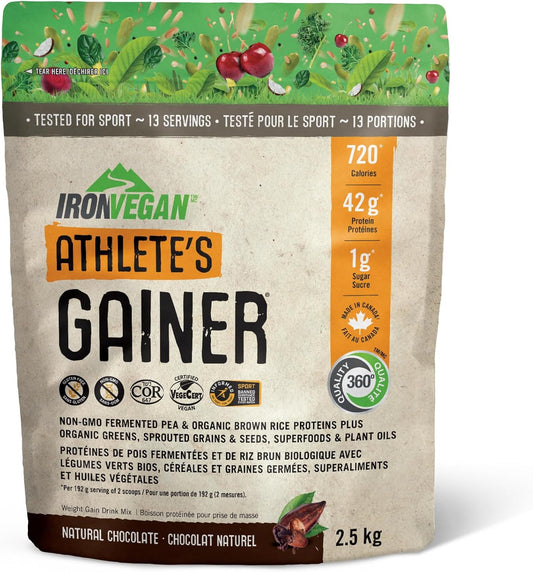 Iron Vegan Athlete's Gainer   2.5 kg Chocolate