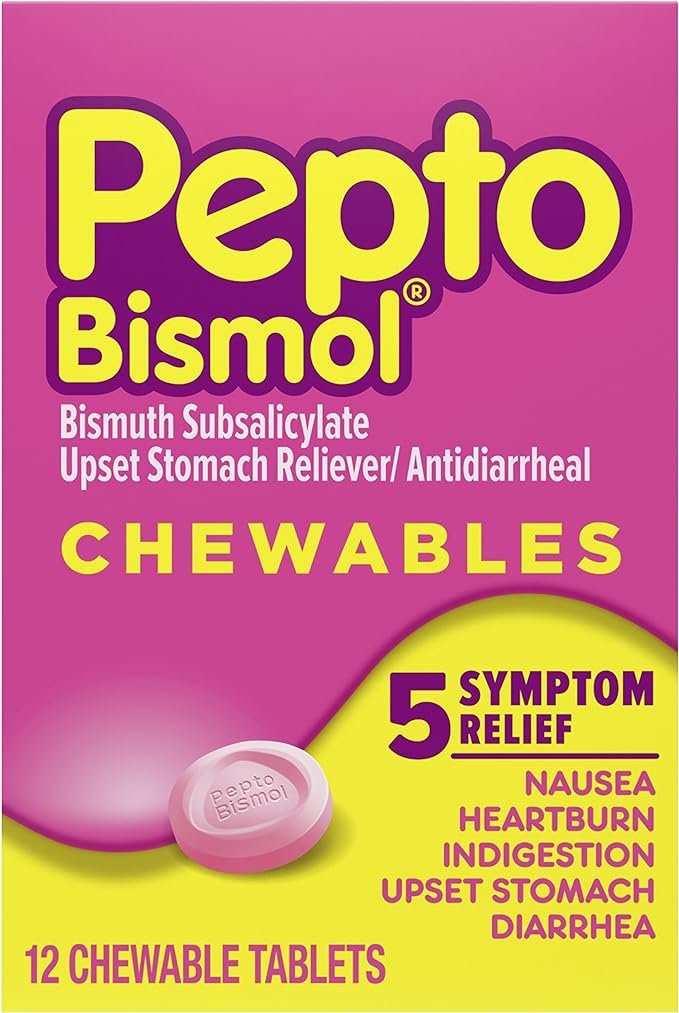 PEPTO BISMOL ORIGINAL TB CHEW 12 TAB CHEW