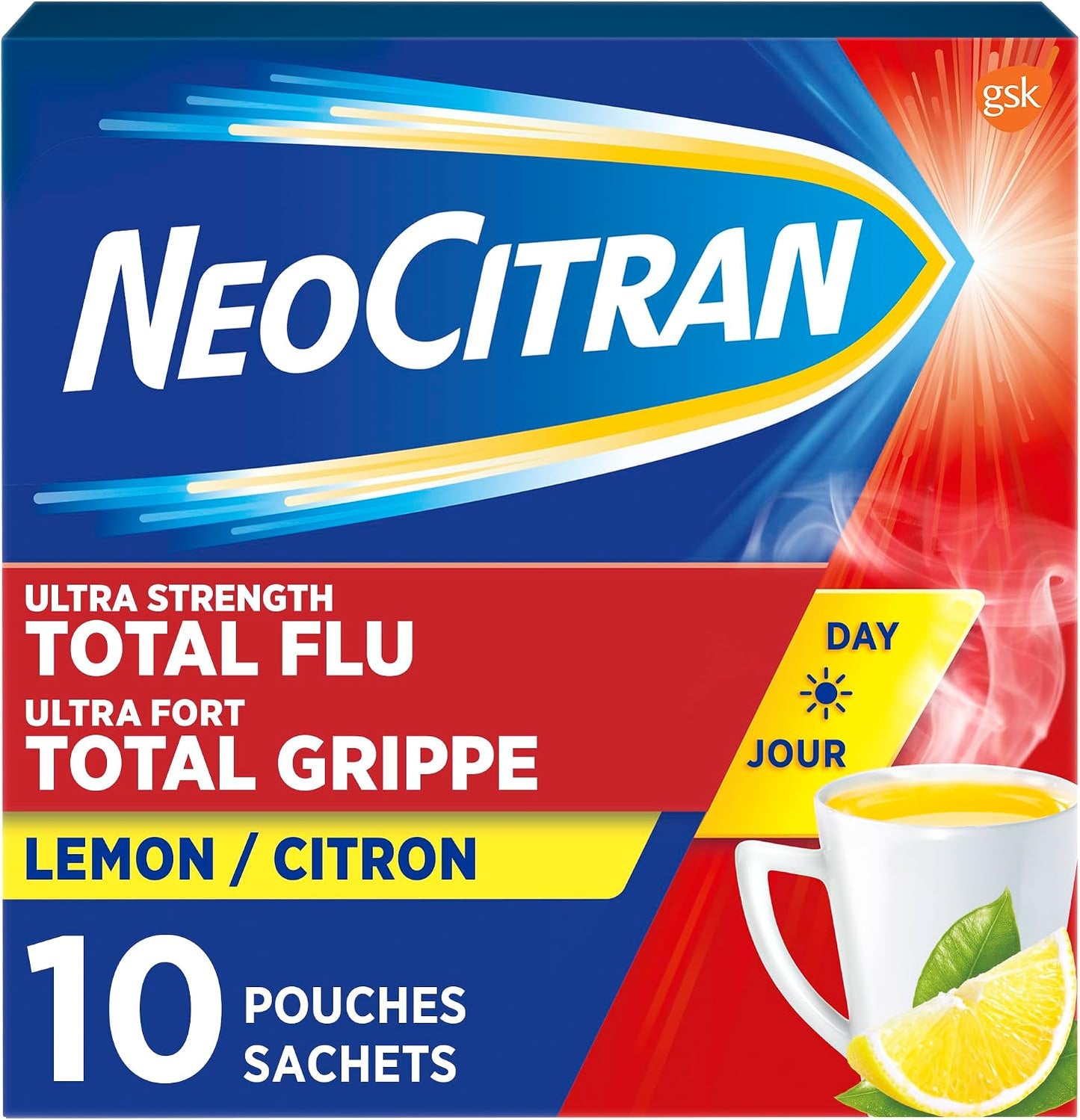 NEO CITRAN FLU DAY XST 10 POWDER