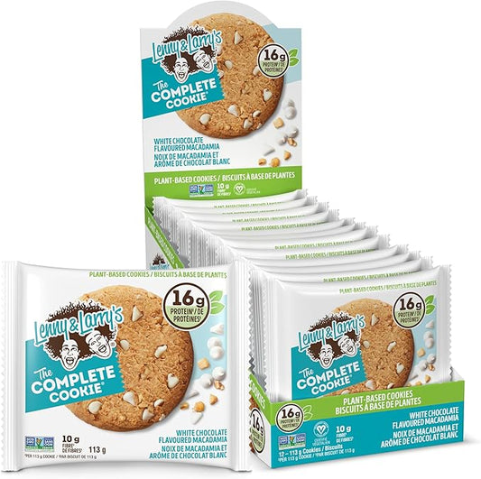 Bucked Up   White Choc Macadamia Complete Cookie, 12ct