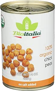 BIOITALIA CANNED -   Chickpeas, Organic (Italy) (can)    398ml