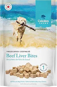 Caledon Farms   Dog Treats   Freeze Dried Beef Liver Bites150G