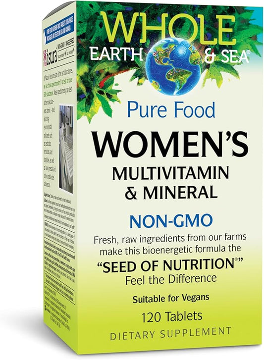 Natural Factors   Women's Multivitamin & Mineral, Whole Earth & Sea   120tabs